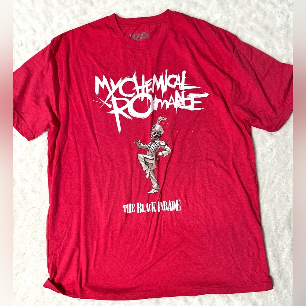 NWOT- My Chemical Romance Black Parade Unisex Red Graphic Band T-Shirt
